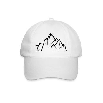 Penguin - Baseball Cap - white/white - Front