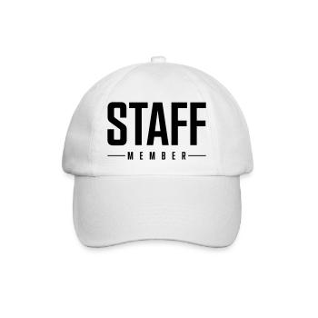 Membre du personnel - Casquette classique - blanc/blanc - Devant