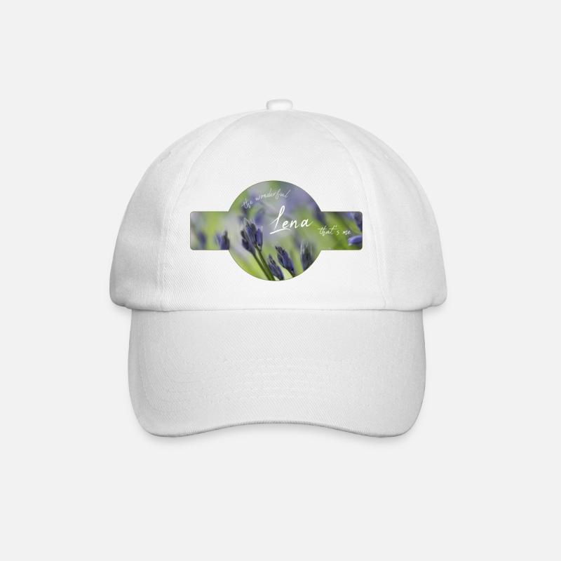 Lena - Baseballkappe - Weiß/Weiß
