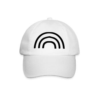 Arc-en-ciel - Casquette classique - blanc/blanc - Devant