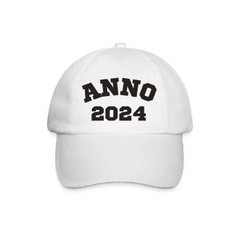 Anno 2024 Anniversaire Année de naissance - Casquette classique - blanc/blanc - Devant