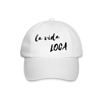 Vida Loca - Wild Life Citation Espagnole Design - Casquette classique - blanc/blanc - Devant