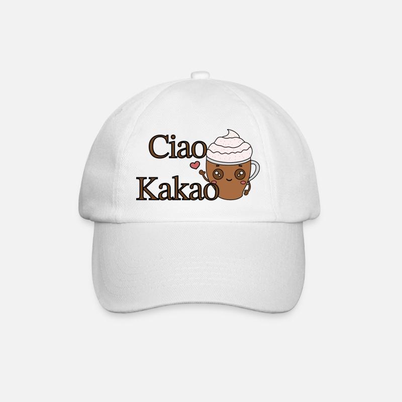 CiaoKakao - Baseballkappe - Weiß/Weiß