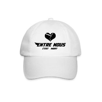Entre nous c'est mort - Casquette classique - blanc/blanc - Devant