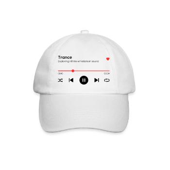Trance - Baseball Cap - white/white - Front