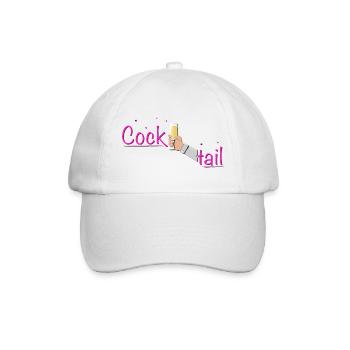 Cocktail Drink Toast Cheers - Baseball Cap - white/white - Front