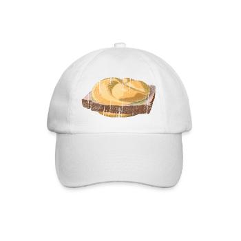 Österreichisch / Bayrische Leberkassemmel - Baseballkappe - Weiß/Weiß - Vorne