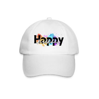 Happy birthday, Congratulations, Birthday - Baseball Cap - white/white - Front