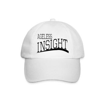 jokes mindset quotes knowledge and wisdom mindset - Baseball Cap - white/white - Front