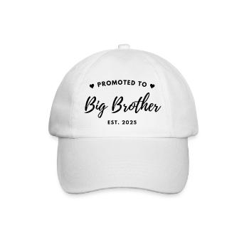 Grand frère 2025 - Casquette classique - blanc/blanc - Devant