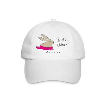 frohe ostern - Baseballkappe - Weiß/Weiß - Vorne