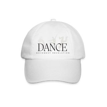 Dance at Movement Revolution - Baseballkappe - Weiß/Weiß - Vorne