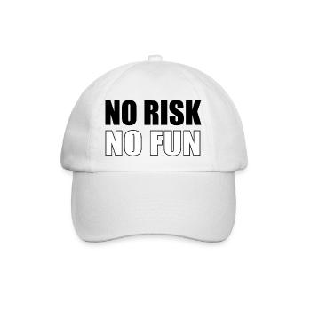 Pas de risque, pas de plaisir - Casquette classique - blanc/blanc - Devant