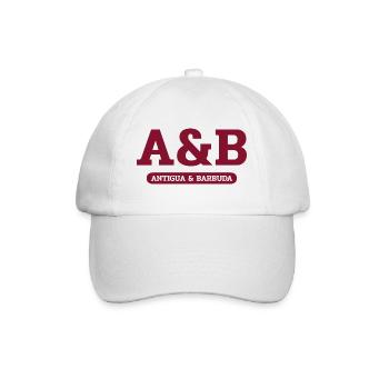 Antigua and Barbuda - St John's - West Indies - Baseball Cap - white/white - Front