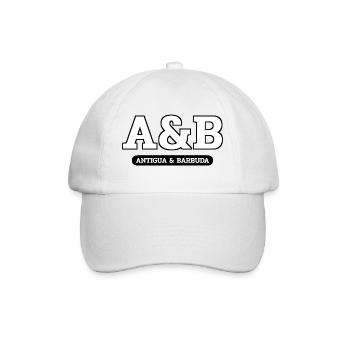 Antigua and Barbuda - St John's - West Indies - Baseball Cap - white/white - Front