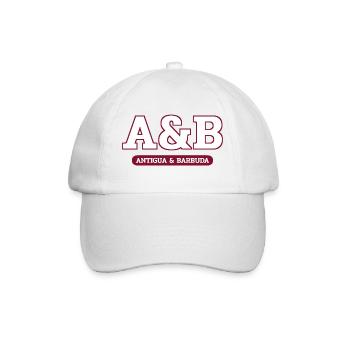 Antigua and Barbuda - St John's - West Indies - Baseball Cap - white/white - Front