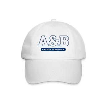 Antigua and Barbuda - St John's - West Indies - Baseball Cap - white/white - Front
