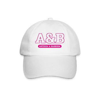 Antigua and Barbuda - St John's - West Indies - Baseball Cap - white/white - Front