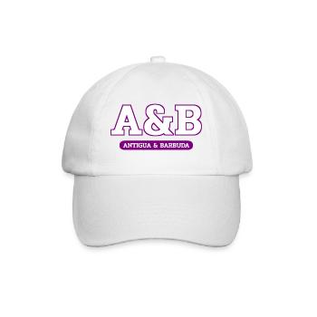Antigua and Barbuda - St John's - West Indies - Baseball Cap - white/white - Front