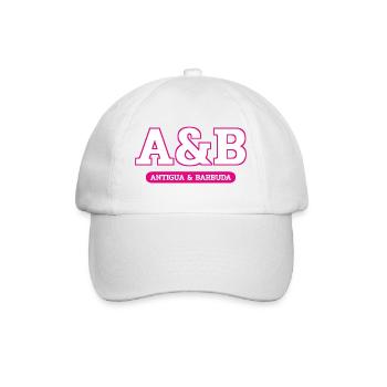 Antigua and Barbuda - St John's - West Indies - Baseball Cap - white/white - Front