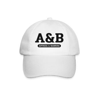 Antigua and Barbuda - St John's - West Indies - Baseball Cap - white/white - Front