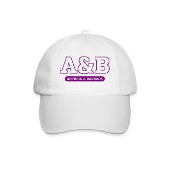 Antigua and Barbuda - St John's - West Indies - Baseball Cap - white/white - Front