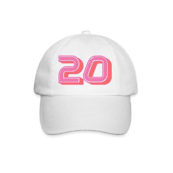 20. 20 YEARS. 20th ANNIVERSARY. 20 YEARS ANNIVERSARY. - Baseball Cap - white/white - Front