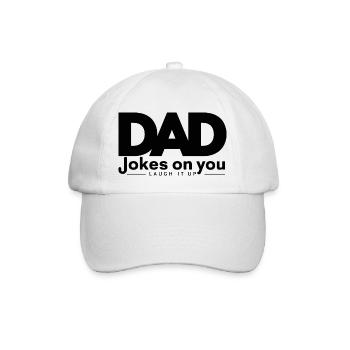 PAPA PLAISANTE SUR TOI EN RIANT - Casquette classique - blanc/blanc - Devant