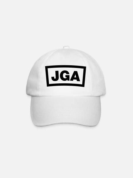 Bachelor Party Crew - Emblem - Baseball Cap - white/white