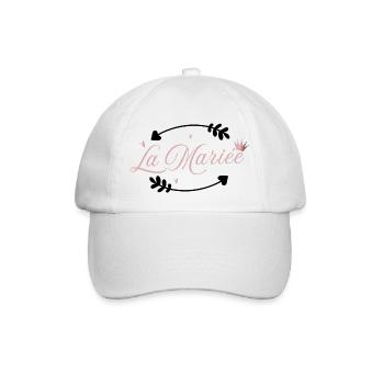 The Bride Pink Arrow - Baseball Cap - white/white - Front
