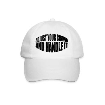 Ajustez votre couronne et manipulez-la 15 - Casquette classique - blanc/blanc - Devant