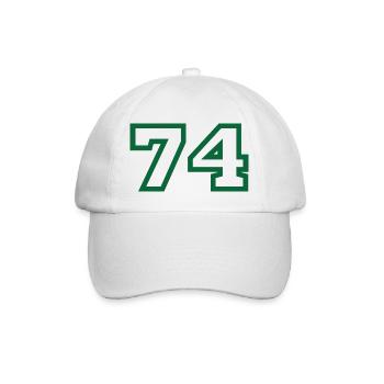 Numéro 74 sport - Casquette classique - blanc/blanc - Devant