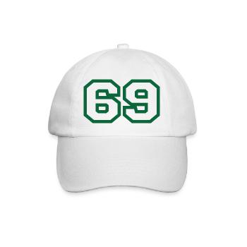 Numéro 69 sport - Casquette classique - blanc/blanc - Devant
