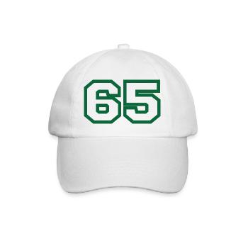 Numéro 65 sport - Casquette classique - blanc/blanc - Devant