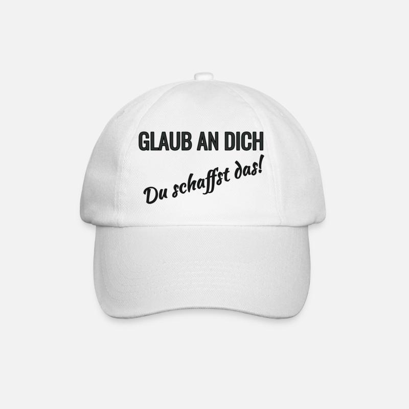 Croyez en vous - Casquette classique - blanc/blanc