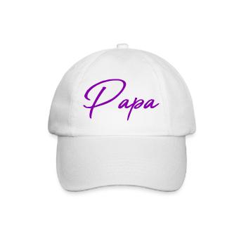 HAPPY FATHER'S DAY. DAD. FATHER'S DAY. FATHER - Baseball Cap - white/white - Front