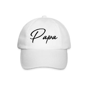 HAPPY FATHER'S DAY. DAD. FATHER'S DAY. FATHER - Baseball Cap - white/white - Front