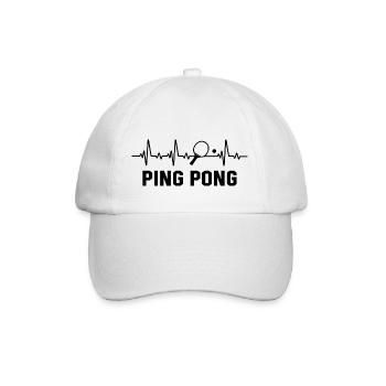 Ping Pong T-shirt Table de ping-pong - Casquette classique - blanc/blanc - Devant
