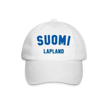 LAPLAND Suomi Lappland Finnland - Baseballkappe - Weiß/Weiß - Vorne