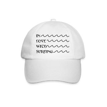 Surf Planche de surf Surfeur Sports nautiques - Casquette classique - blanc/blanc - Devant