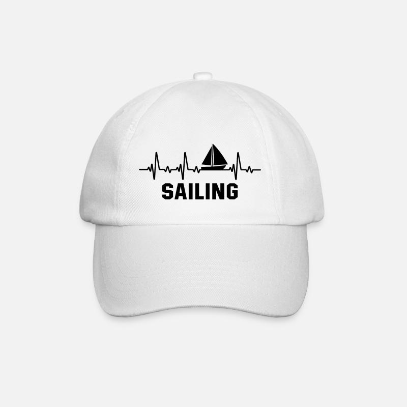 Sailing - Baseballkappe - Weiß/Weiß