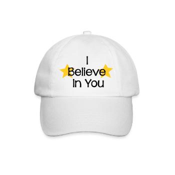 Je crois en toi - Casquette classique - blanc/blanc - Devant
