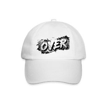OVER - Baseball Cap - white/white - Front