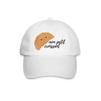 Croissant - Baseballkappe - Weiß/Weiß - Vorne