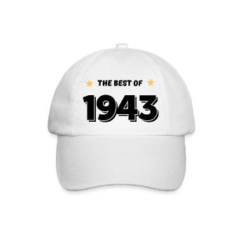 Das Beste von 1943 - Baseballkappe - Weiß/Weiß - Vorne