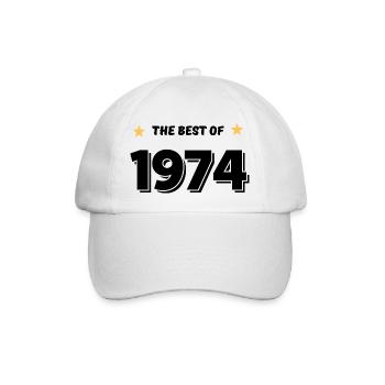 Das Beste aus 1974 - Baseballkappe - Weiß/Weiß - Vorne