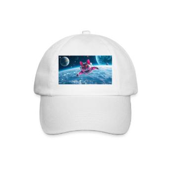 Chat astronaute - Casquette classique - blanc/blanc - Devant