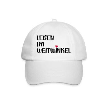 LEBEN IM WEITWINKEL - SOLIDARITAET - Baseballkappe - Weiß/Weiß - Vorne