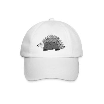 Igel - Baseballkappe - Weiß/Weiß - Vorne