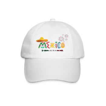 Mexico City - Baseball Cap - white/white - Front